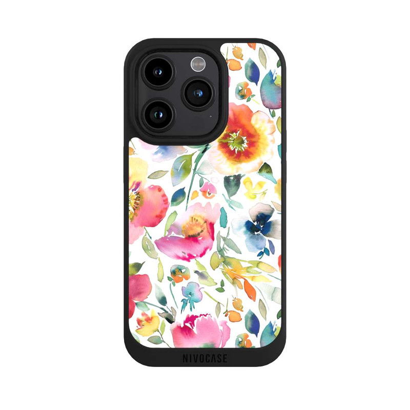 iPhone 15 Pro NIVOpure Psychedelic Poppies Multicolor