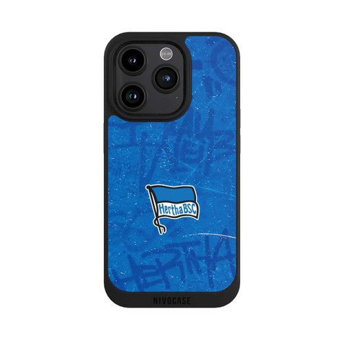 Apple iPhone 15 Pro NIVOpure Street Graffiti Blau