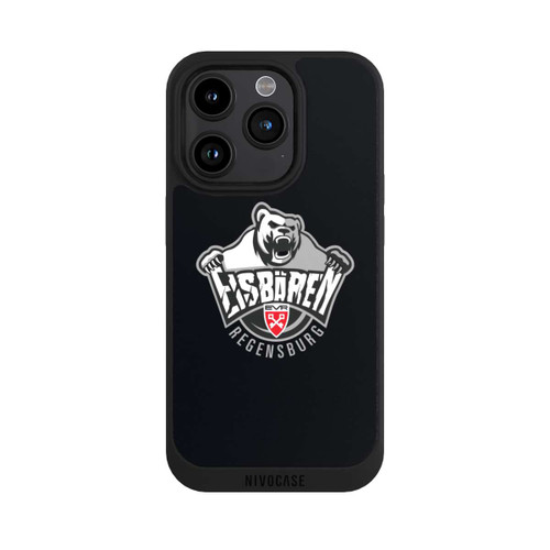 Apple iPhone 15 Pro NIVOpure Eisbären Logo Schwarz 
