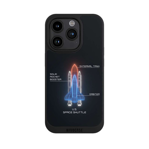 Apple iPhone 15 Pro NIVOpure Space Shuttle Drahtmodell