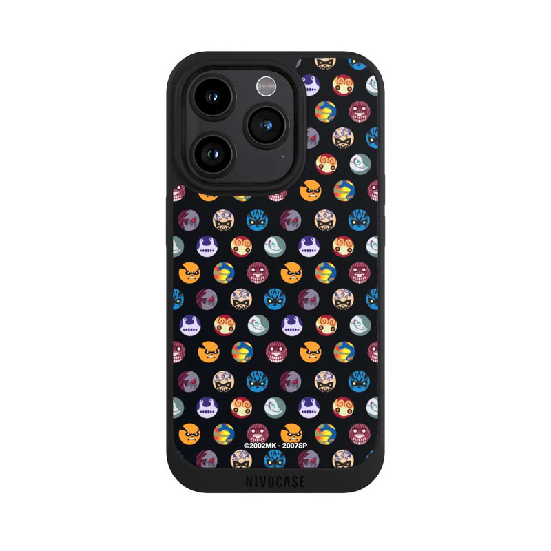 iPhone 15 Pro NIVOpure Bijuu Muster Schwarz