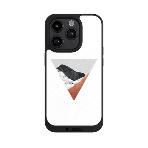 Apple iPhone 15 Pro NIVOpure Cuivre Géométrique
