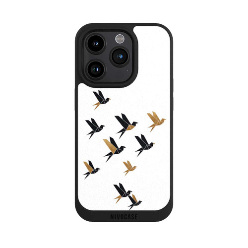 Apple iPhone 15 Pro NIVOpure Collage d'oiseaux en origami
