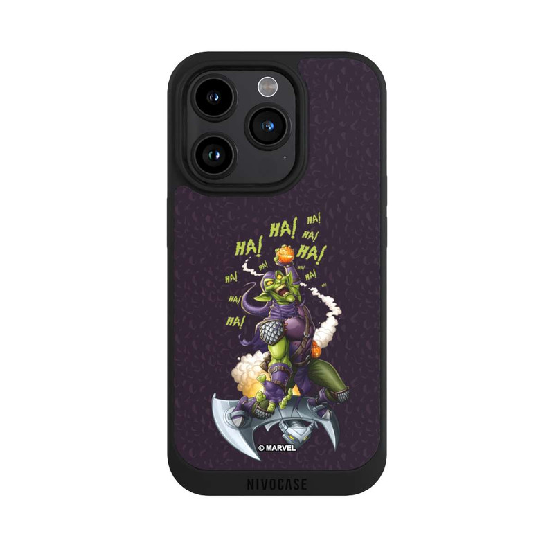 iPhone 15 Pro NIVOpure Green Goblin Pumpkin Bomb