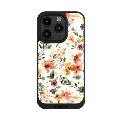 Apple iPhone 15 Pro NIVOpure Summer Artistic Flowers Ivory