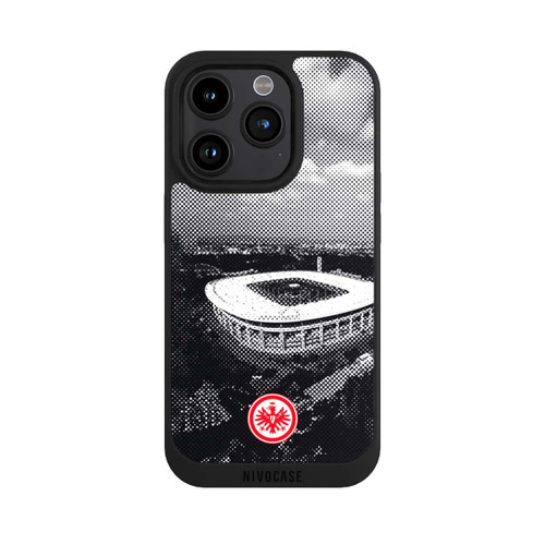 Apple iPhone 15 Pro NIVOpure SGE Stadion Schwarz Weiß