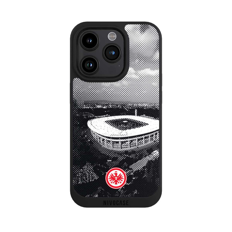 iPhone 15 Pro NIVOpure SGE Stadion Schwarz Weiß