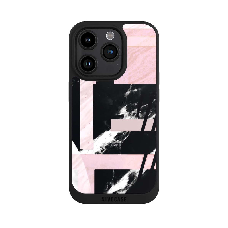 iPhone 15 Pro NIVOpure Pink Marble Collage