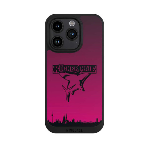 Apple iPhone 15 Pro NIVOpure Kölner Haie Skyline Pink