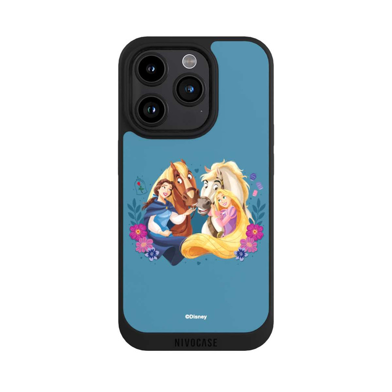 iPhone 15 Pro NIVOpure Disney Princess Belle and Rapunzel with Horses