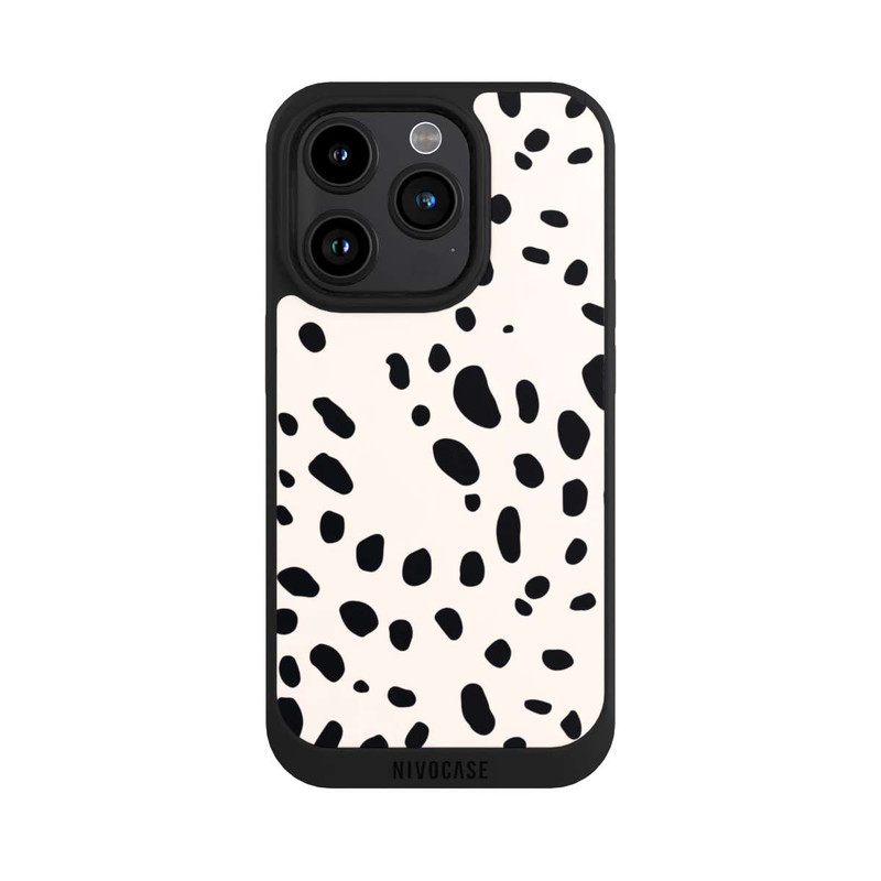 iPhone 15 Pro NIVOpure Tiermuster Gepard Schwarz
