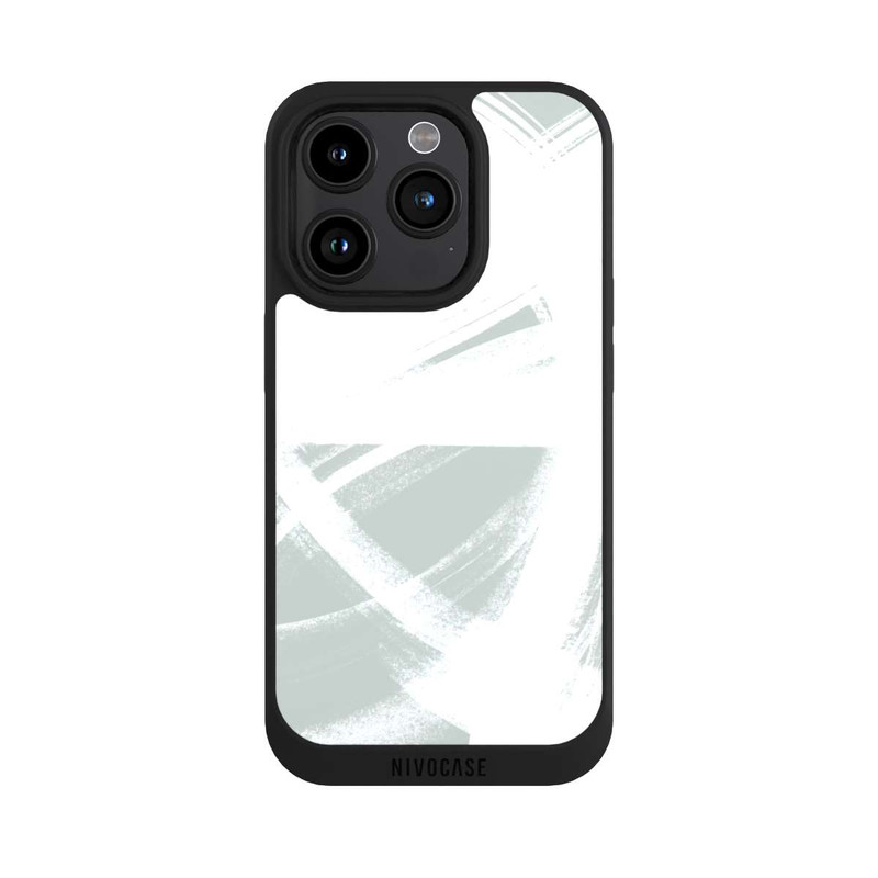 iPhone 15 Pro NIVOpure Abstract Brush Strokes Blush