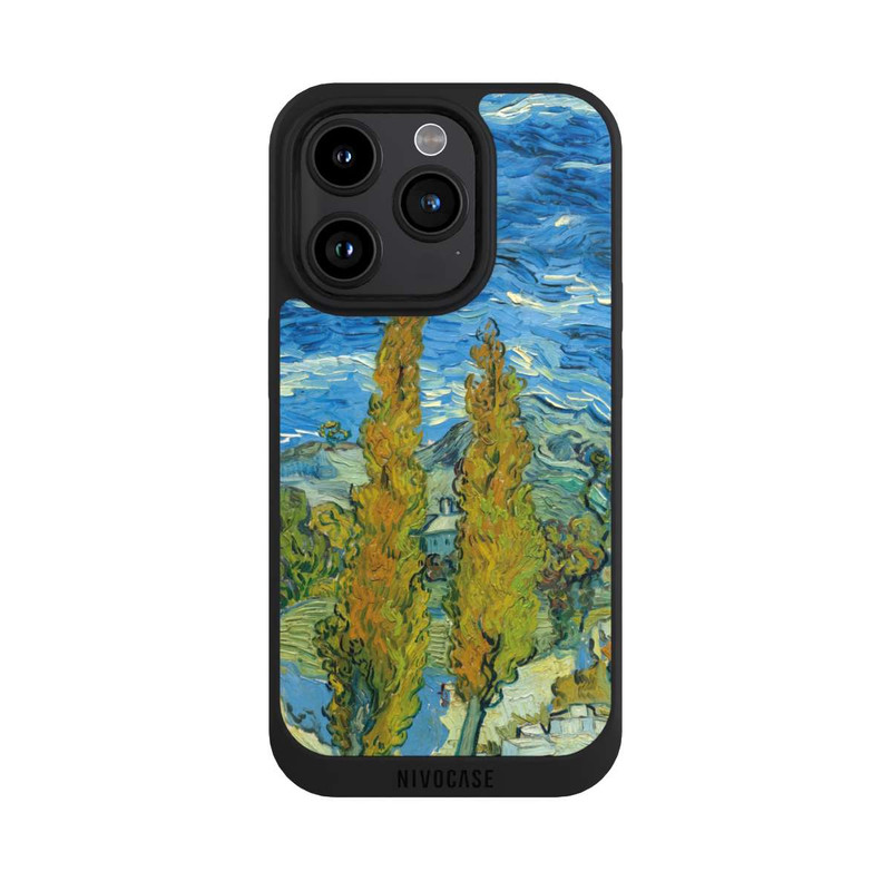 iPhone 15 Pro NIVOpure Two Poplars in the Alpilles near Saint-Rémy by Van Gogh