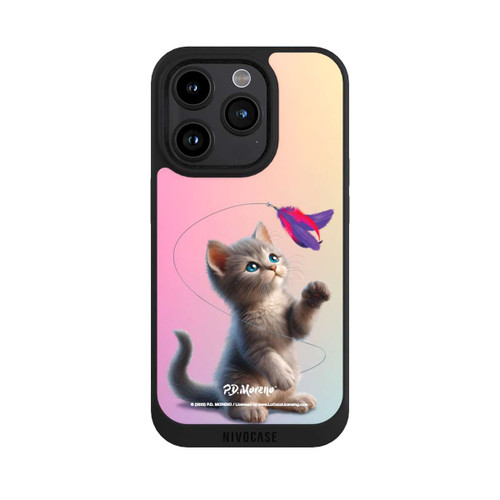 Apple iPhone 15 Pro NIVOpure Playing Cat with Feather