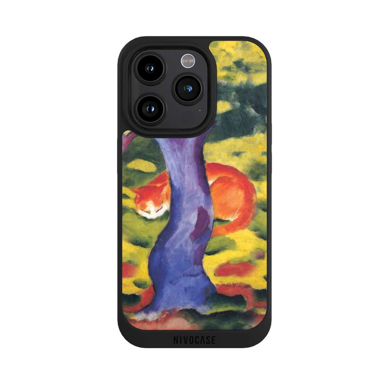 iPhone 15 Pro NIVOpure Katze hinter Einem Baum von Franz Marc