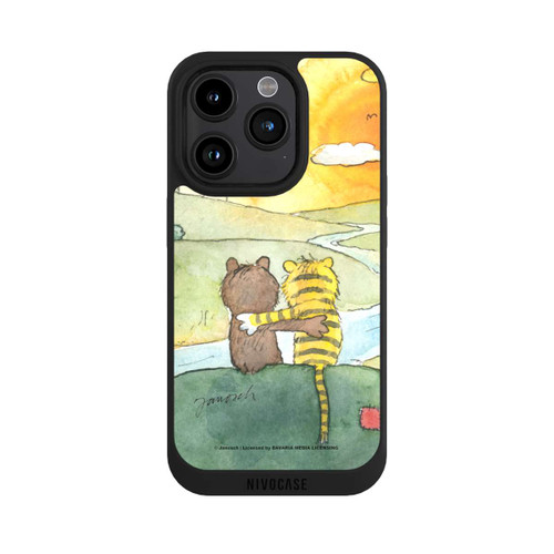 Apple iPhone 15 Pro NIVOpure Bär und Tiger Sonnenuntergang
