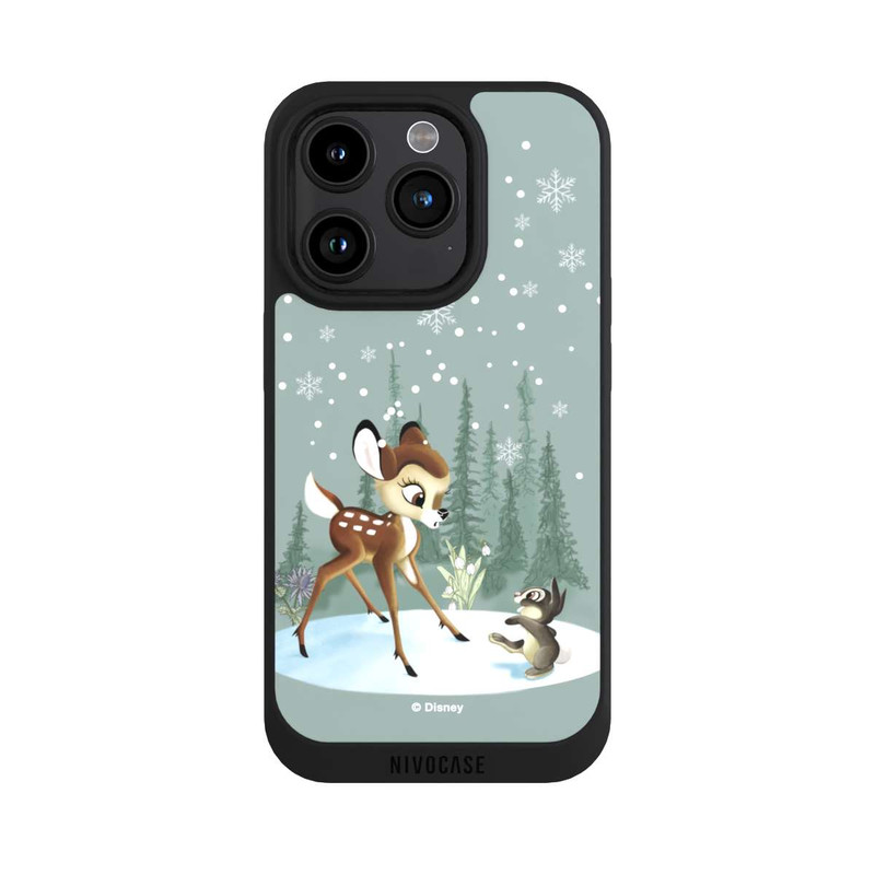 iPhone 15 Pro NIVOpure Bambi und Klopfer Winterwelt