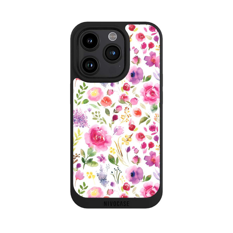 iPhone 15 Pro NIVOpure Roses Flowers Purple