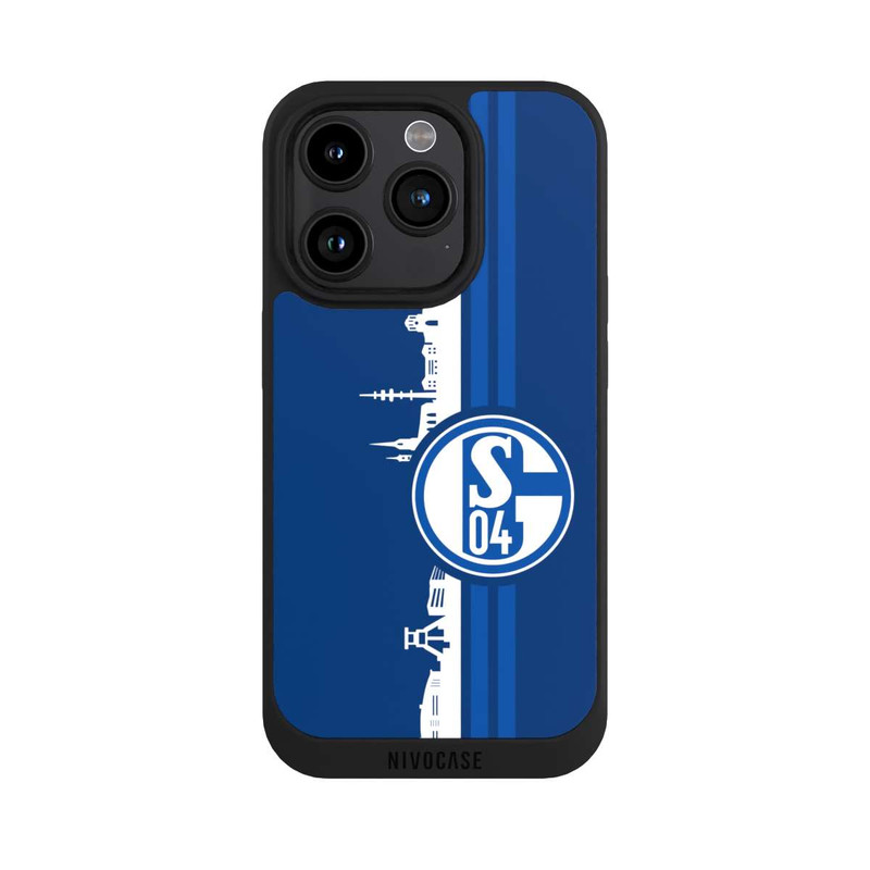 iPhone 15 Pro NIVOpure Schalke 04 Skyline Blau