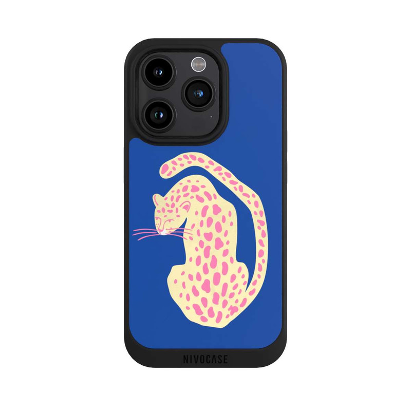 iPhone 15 Pro NIVOpure Blue Pink Cat