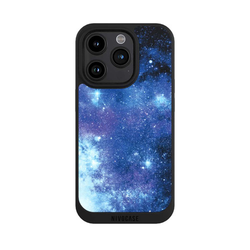 Apple iPhone 15 Pro NIVOpure Blue Purple Galaxy