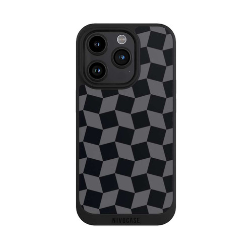 Apple iPhone 15 Pro NIVOpure 3D Würfel-Muster Effektt