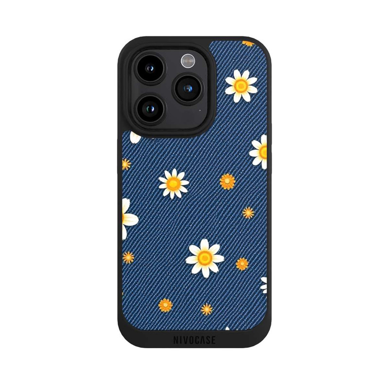 iPhone 15 Pro NIVOpure Jeans Flowers with AI