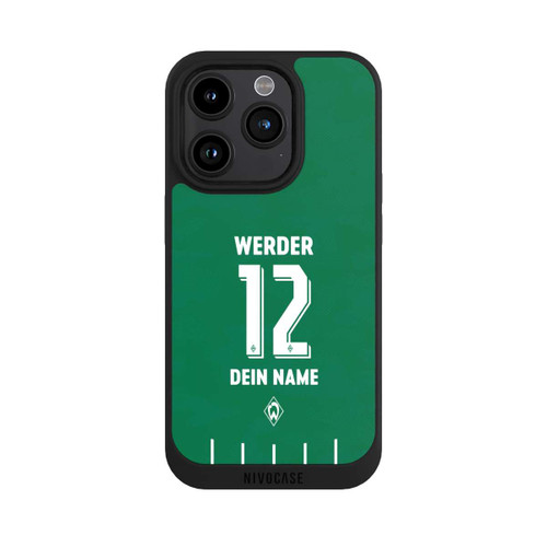 Apple iPhone 15 Pro NIVOpure Werder Bremen Trikot Personalisierbar 25-26