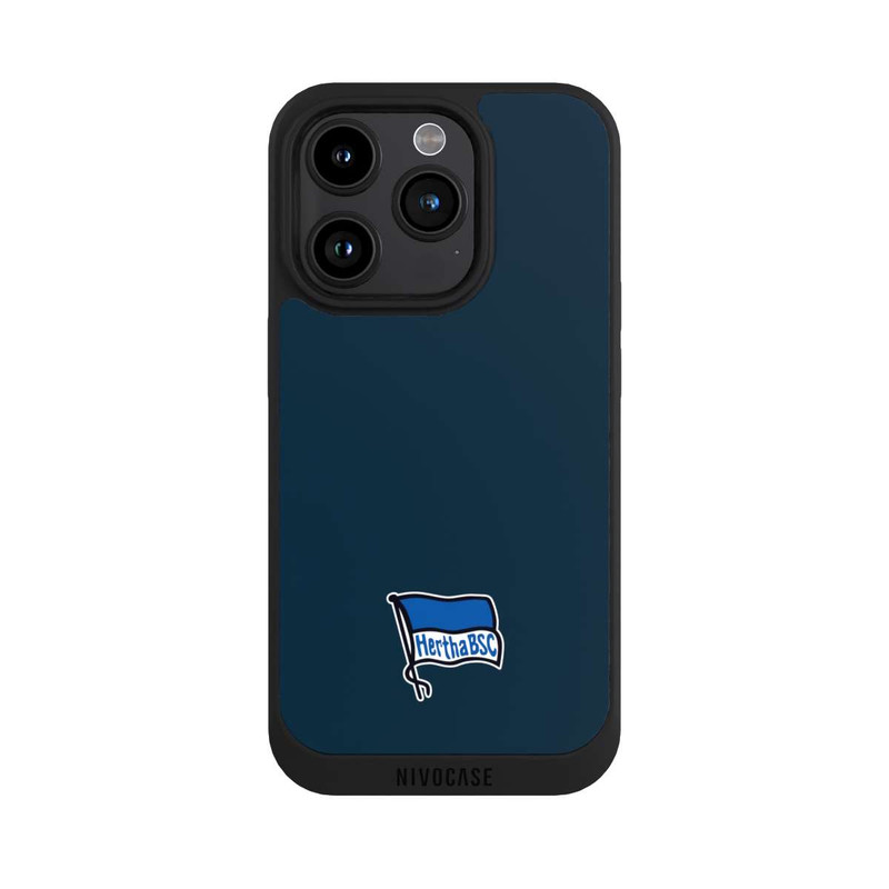 iPhone 15 Pro NIVOpure Hertha BSC Logo Dunkelblau