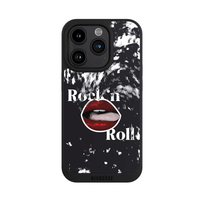 iPhone 15 Pro NIVOpure Rock 'n Roll Grid Art
