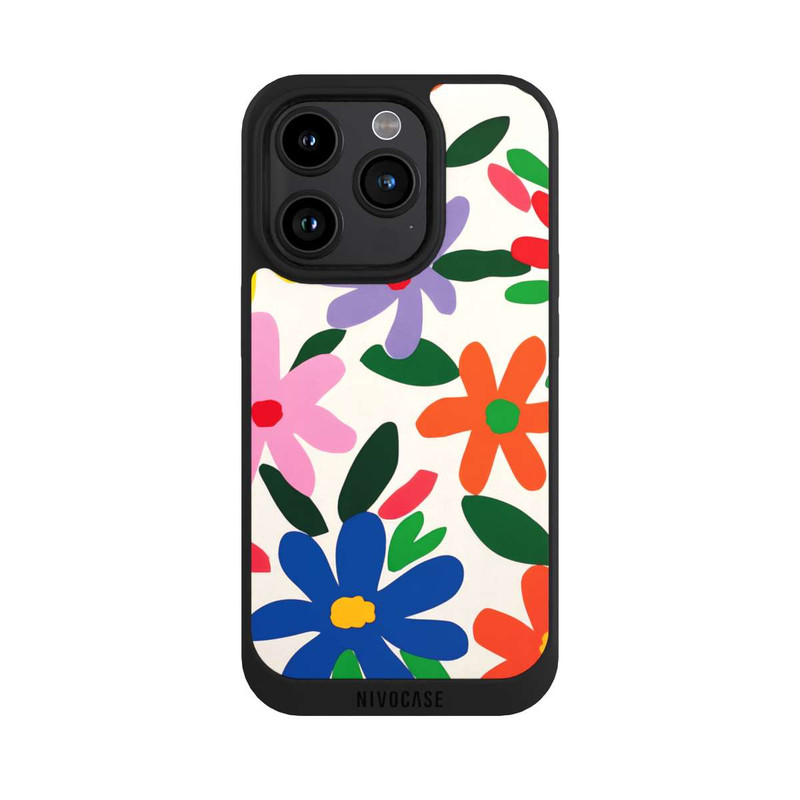 iPhone 15 Pro NIVOpure Sommerblüten Illustration