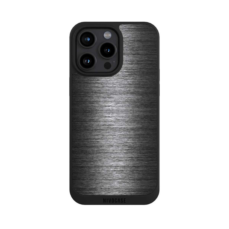 iPhone 15 Pro Max NIVOpure Aspect Métallique Anthracite