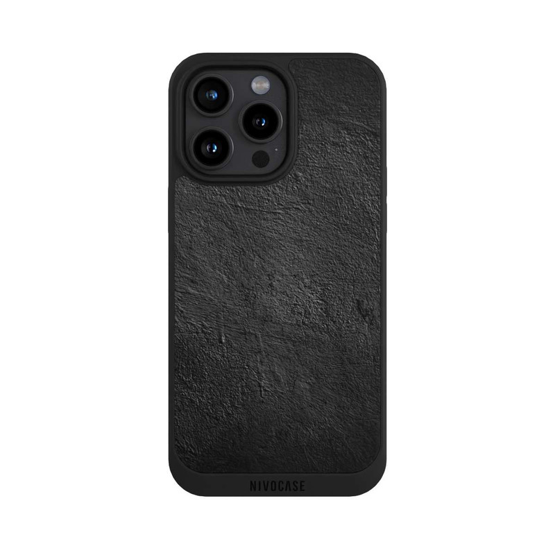 iPhone 15 Pro Max NIVOpure Mur en Béton Noir