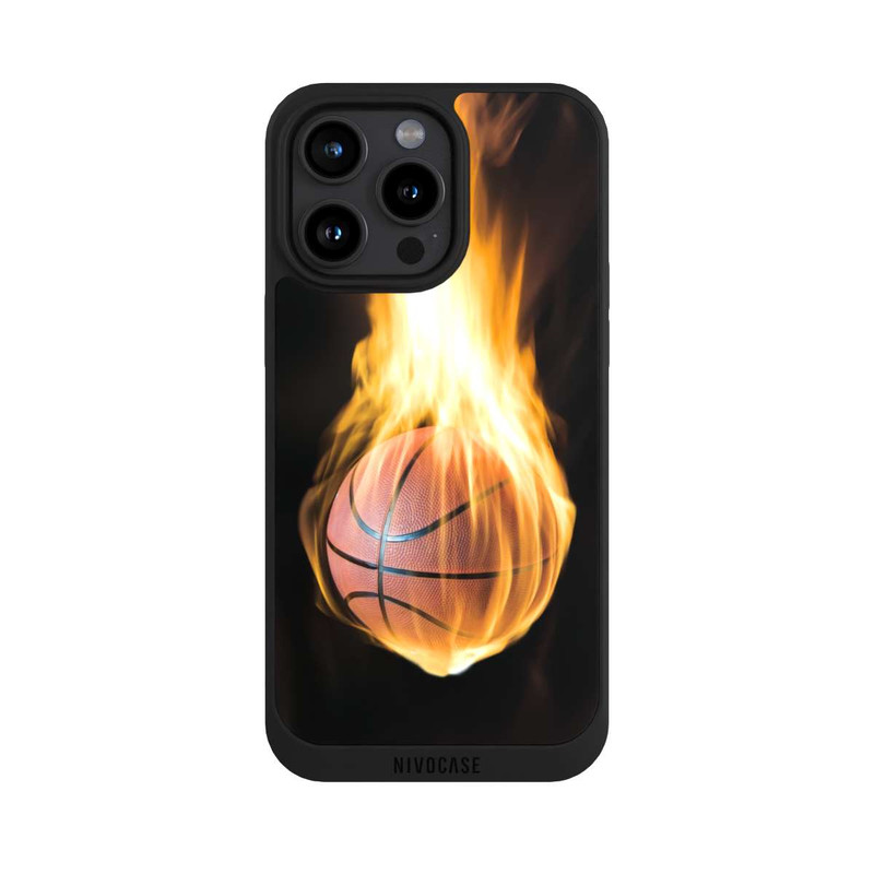 iPhone 15 Pro Max NIVOpure Brennende Basketball Leidenschaft