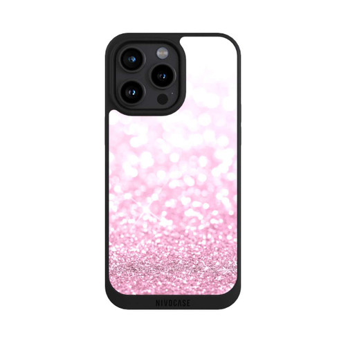 Apple iPhone 15 Pro Max NIVOpure Pluie de paillettes roses look