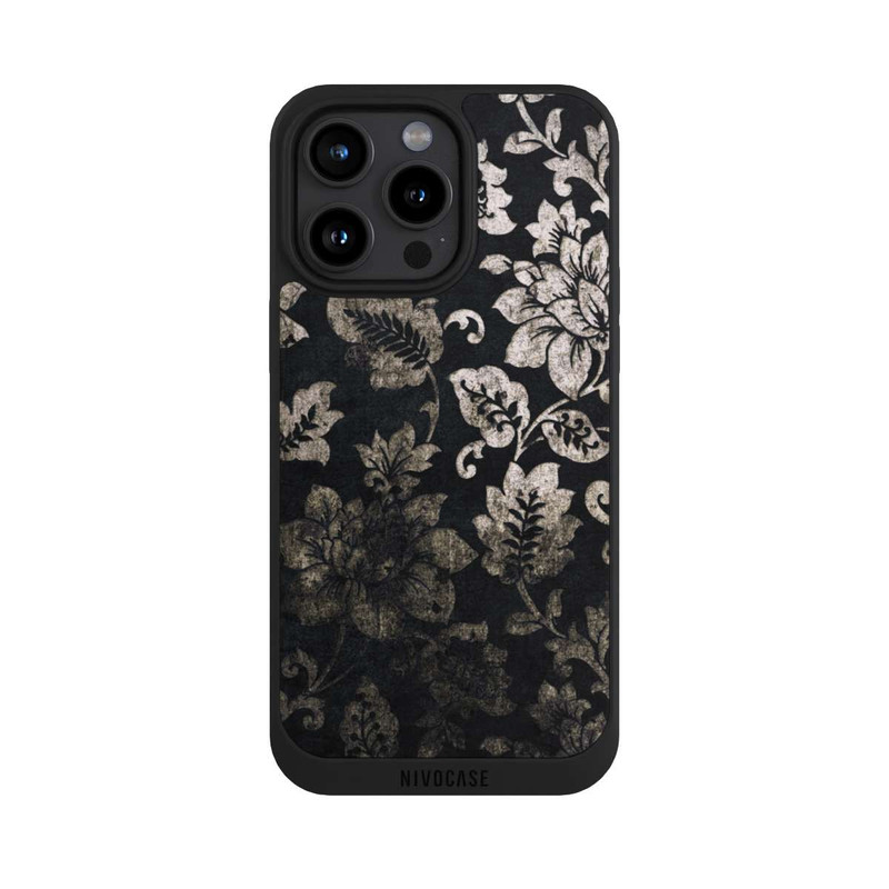 iPhone 15 Pro Max NIVOpure Silver Black Vintage