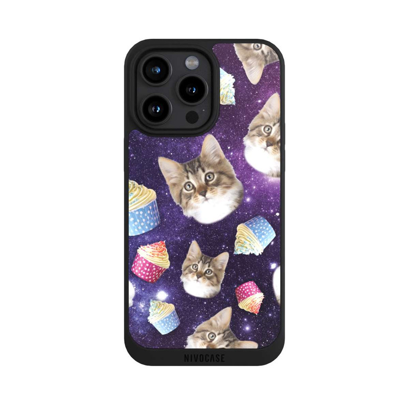 iPhone 15 Pro Max NIVOpure Crazy Galaxy - Space Cats