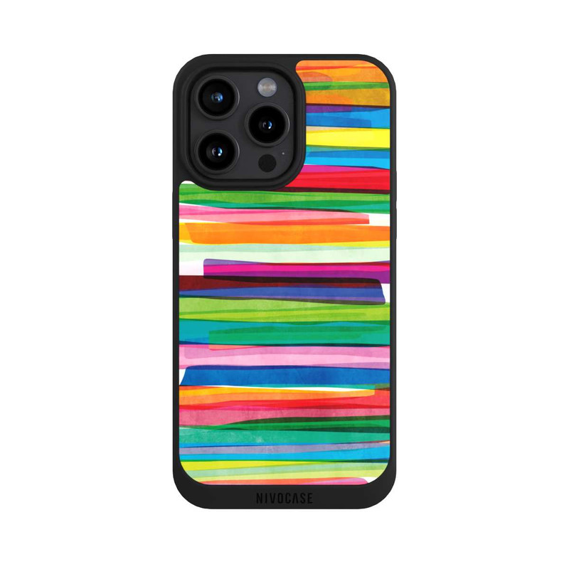 iPhone 15 Pro Max NIVOpure Colourful Stripes1
