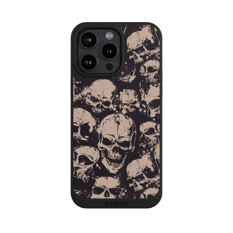 iPhone 15 Pro Max NIVOpure Crânes d'Halloween