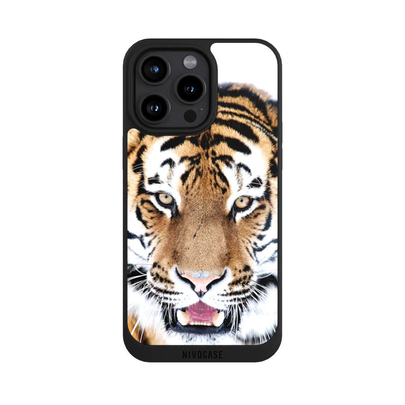 iPhone 15 Pro Max NIVOpure Tigre gros plan