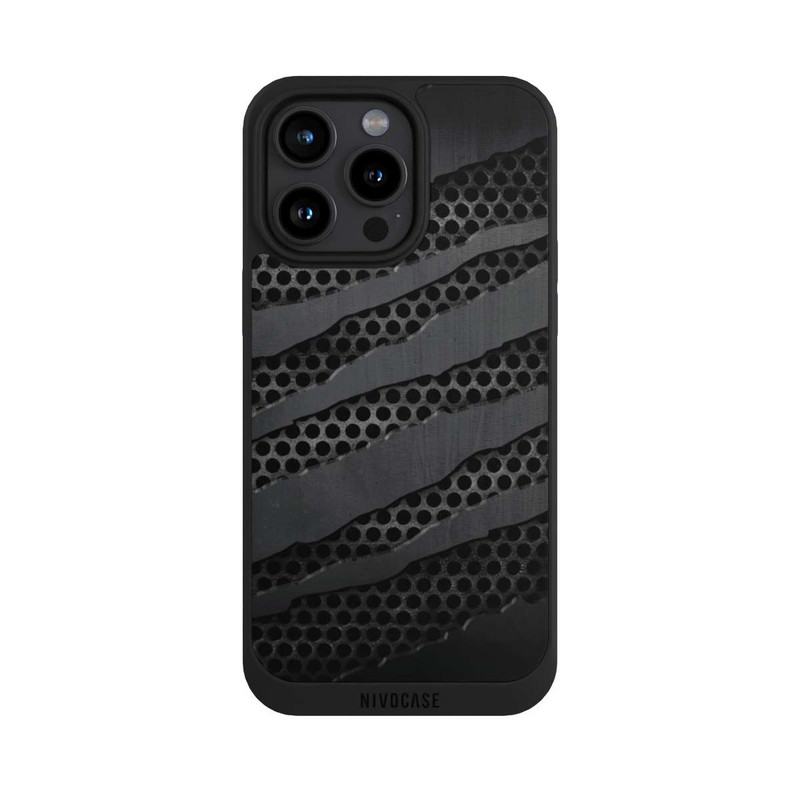 iPhone 15 Pro Max NIVOpure Griffures Métalliques Grises