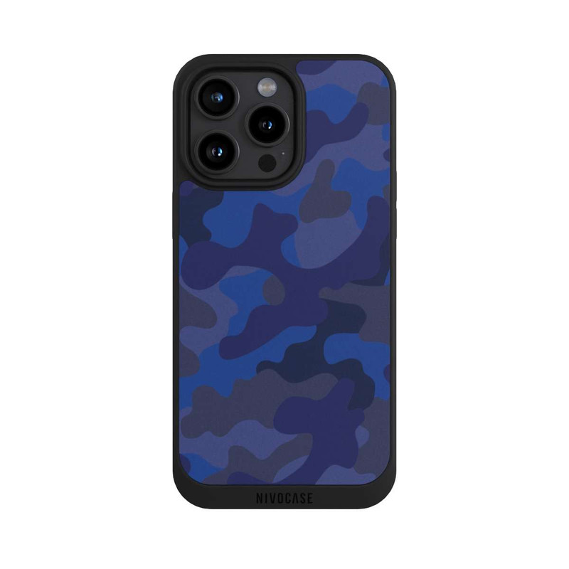 iPhone 15 Pro Max NIVOpure Camouflage navy