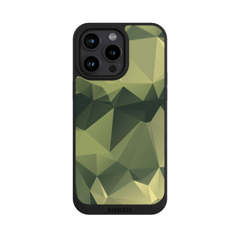iPhone 15 Pro Max NIVOpure Camouflage polygonal