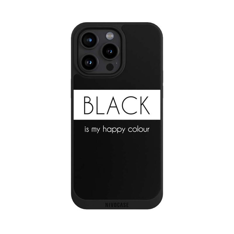 iPhone 15 Pro Max NIVOpure Black is my Happy Colour