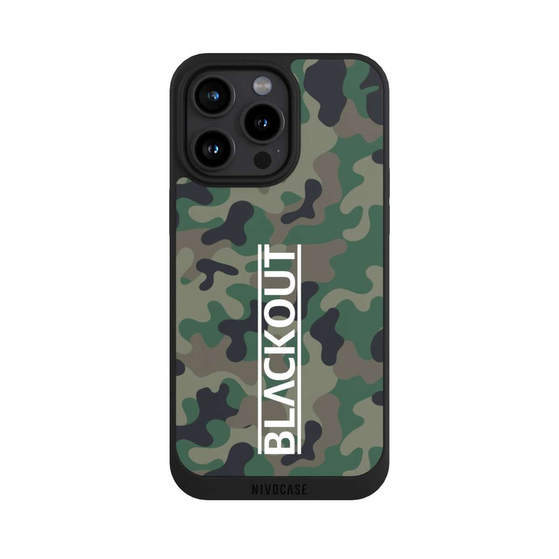 iPhone 15 Pro Max NIVOpure Logo du camouflage