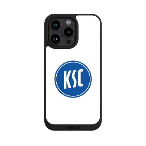 Apple iPhone 15 Pro Max NIVOpure KSC Logo auf Weiß