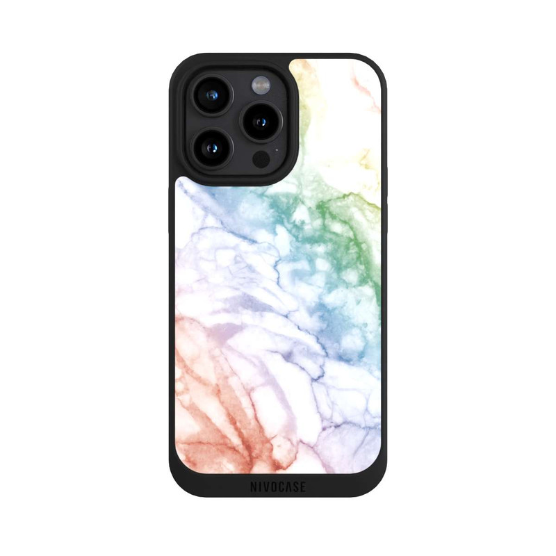 iPhone 15 Pro Max NIVOpure Marbre Arc-En-Ciel