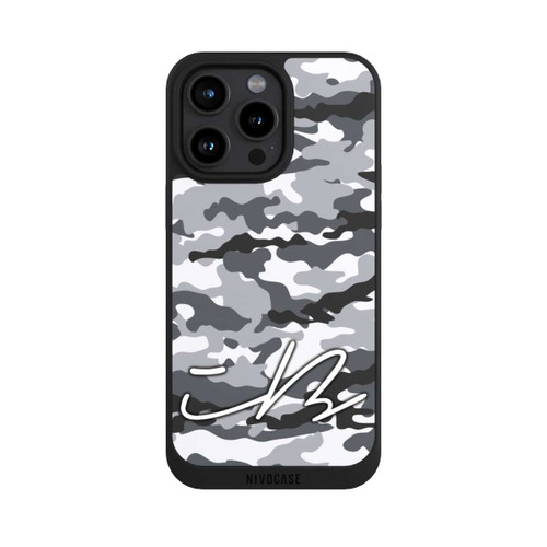 Apple iPhone 15 Pro Max NIVOpure Camo Grau iBlali