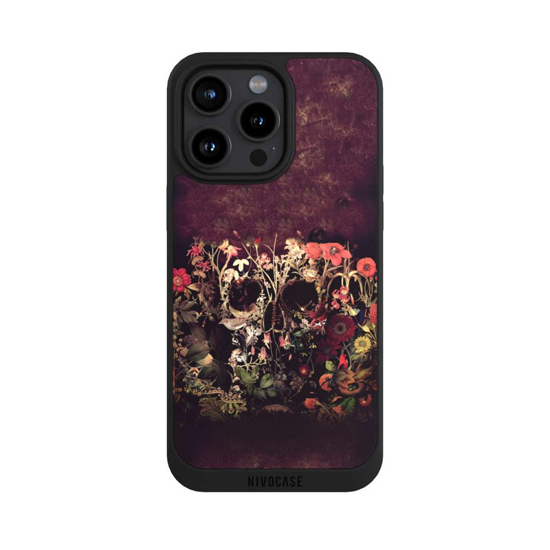 iPhone 15 Pro Max NIVOpure Crâne Fleurs Mortes