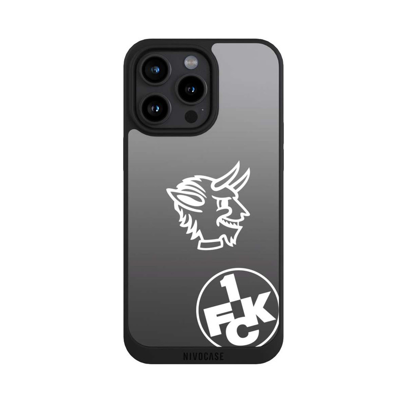 iPhone 15 Pro Max NIVOpure Teufelskopf FCK auf Schwarz